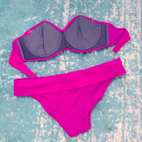 VS Bikini - Bandeau Top with Foldover Bottoms - Picture 2 of 3